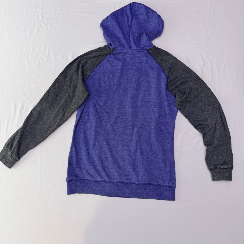 District Kansas City Royals Hoodie Womens Small Purple Gray Raglan Pullover KC - Picture 7 of 12